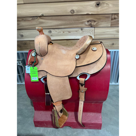 Irvine 15.5" OY Roping Saddle - Irvine Tack & Western Wear