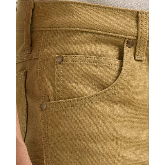 Wrangler Men's Performance Tough Comfort Cowboy Cut Slim Fit Canvas Jean - Kelp Brown - Irvine Tack & Western Wear
