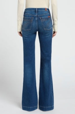 7 For All Mankind Women's Dojo Jeans- Blueleaf