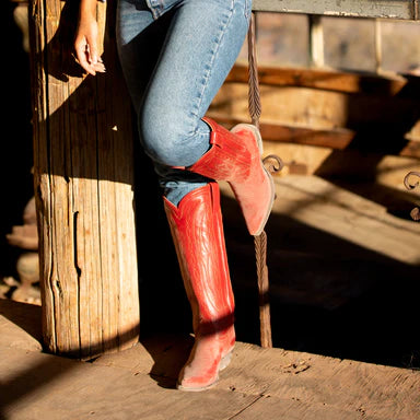 Hyer Women's Marilyn Munroe Collection 17" Wildcat Tall Western Boots - Red