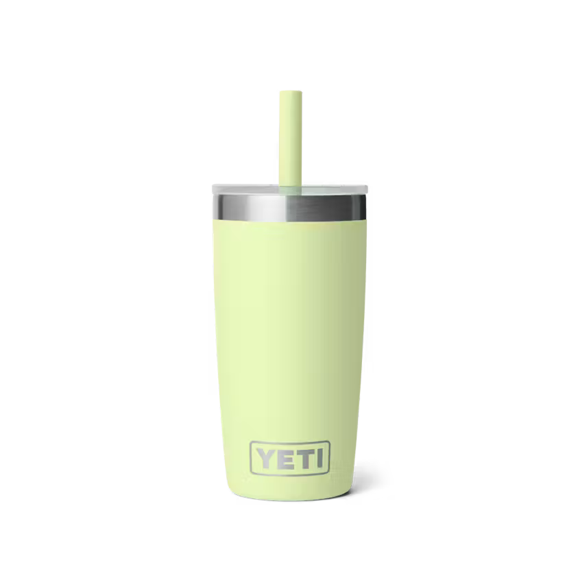 YETI Rambler Jr. 295 mL Tumbler with Silicone Straw Lid - Grasshopper