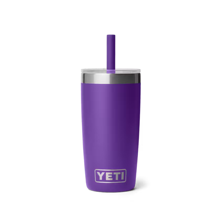 YETI Rambler Jr. 295 mL Tumbler with Silicone Straw Lid - Pace Purple