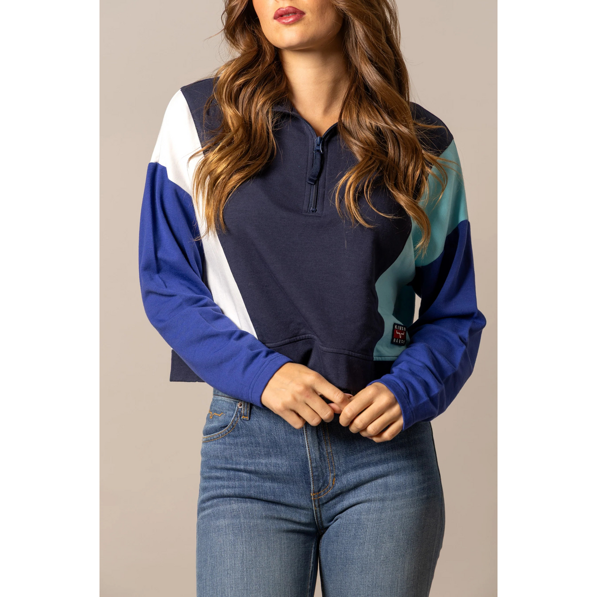 Kimes Women's Long Sleeve Cami 1/4 Zip Pullover- Multiple Colours - Irvine Tack & Western Wear