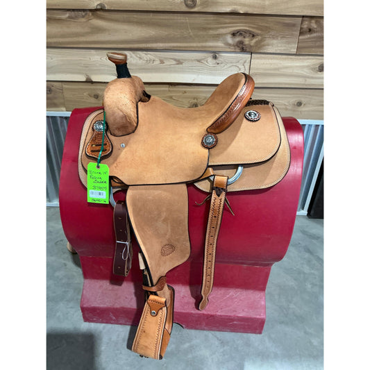 Irvine 14" Roping Saddle-Full R/O - Irvine Tack & Western Wear