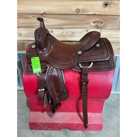 R. Ruelas Custom 17" Ranch Cutting Saddle
