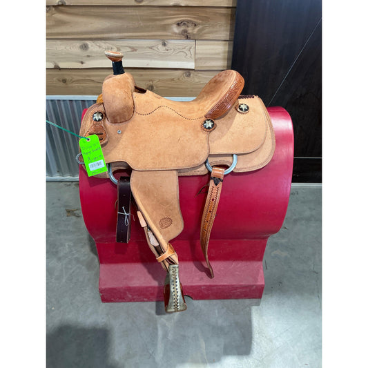 Irvine 15"  Roping Saddle -R/O