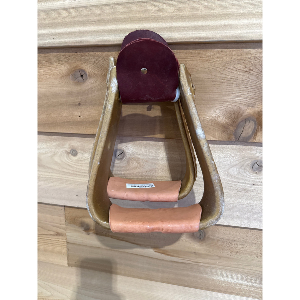 Irvine Rawhide Covered Overshoe Roper Stirrup - Irvine Tack & Western Wear