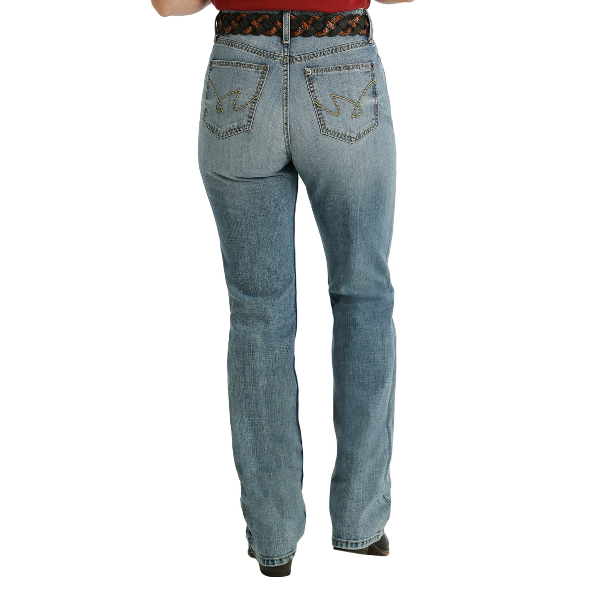 Cruel Women's Quinn High Rise Relaxed Straight Jeans - Light Stonewash