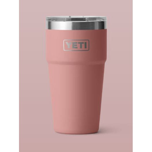 YETI Rambler 591 mL Tumbler with MagSlider Lid - Sandstone Pink