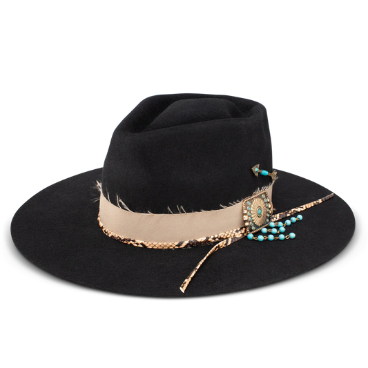 Charlie 1 Horse Felt "Lucky Me" Jr. - Black - Irvine Tack & Western Wear