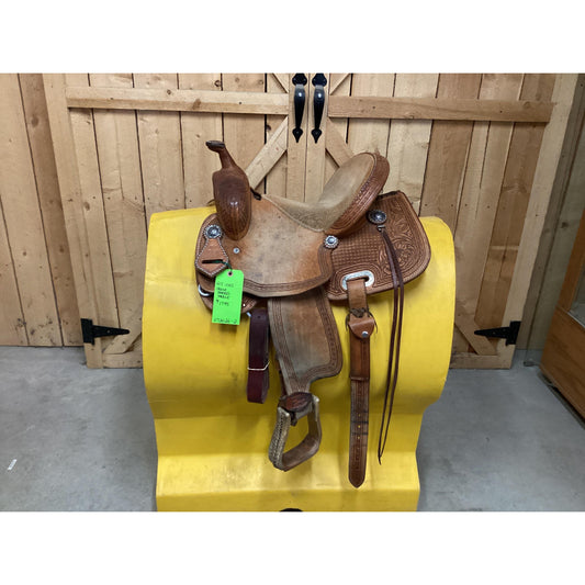 Used 12.5 Irvine Barrel Saddle