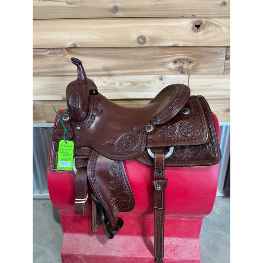 R. Ruelas Custom 17" Cutting Saddle