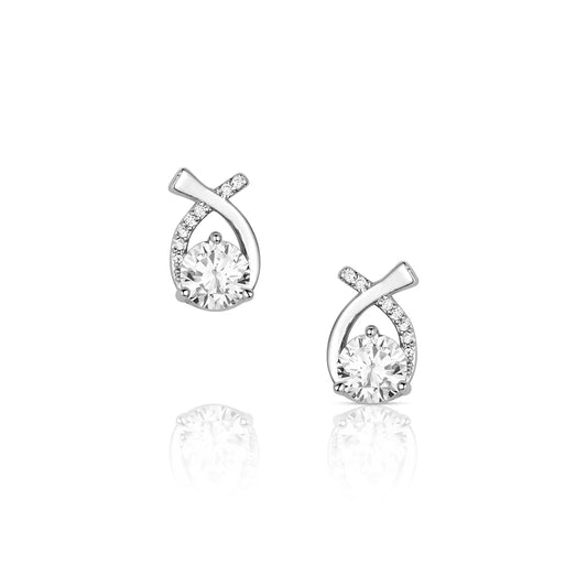 Montana Silversmiths Faithful Stream Earrings