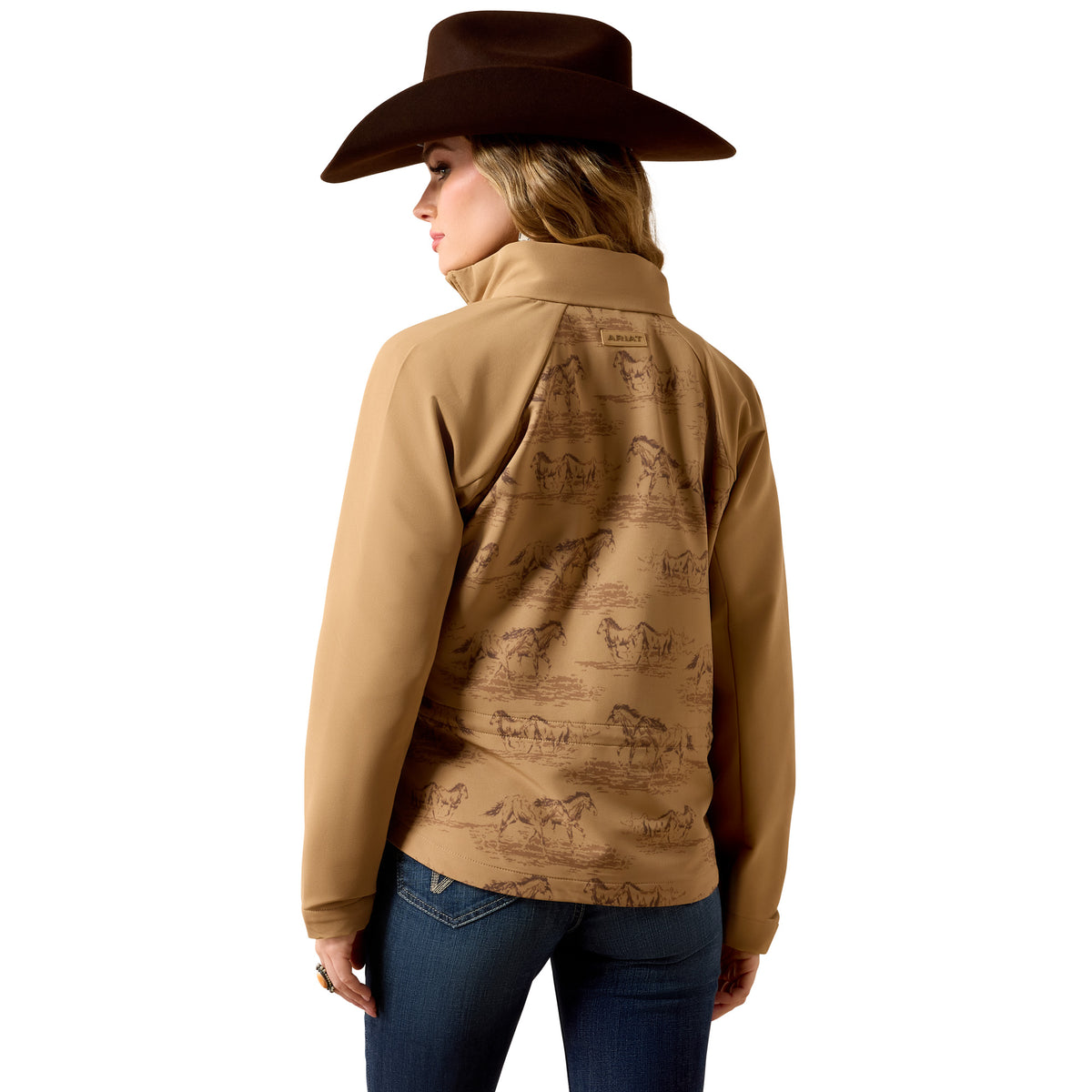 Ariat Women's Atlas Jacket - Tiger's Eye/Wild Horses Print