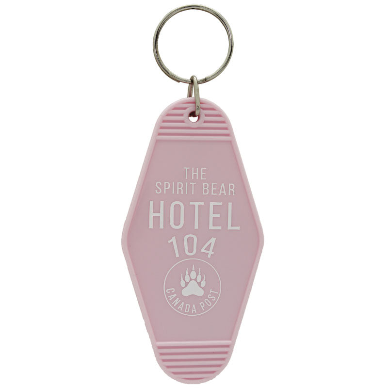 KC Gifts Key Chain The Spirit Bear Hotel- Pink - Irvine Tack & Western Wear