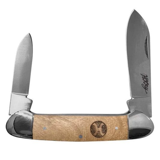 Hooey Natural Wood Canoe Knife