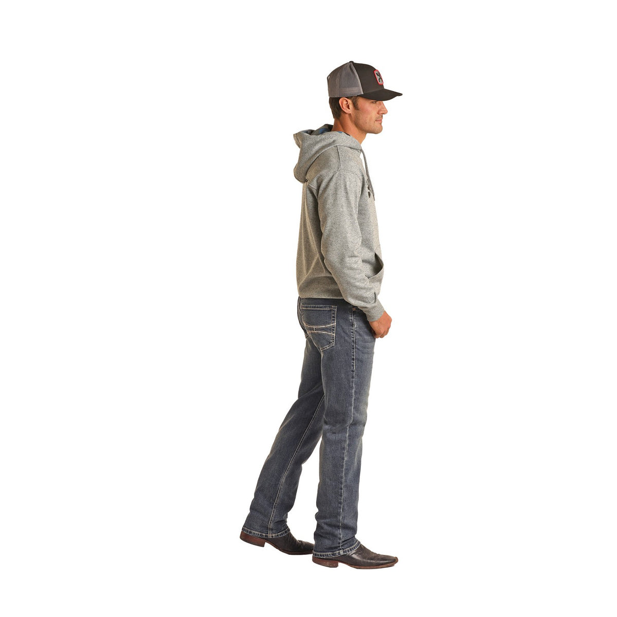 Hooey Men's Rope Logo Revolver Jeans - Dark Vintage