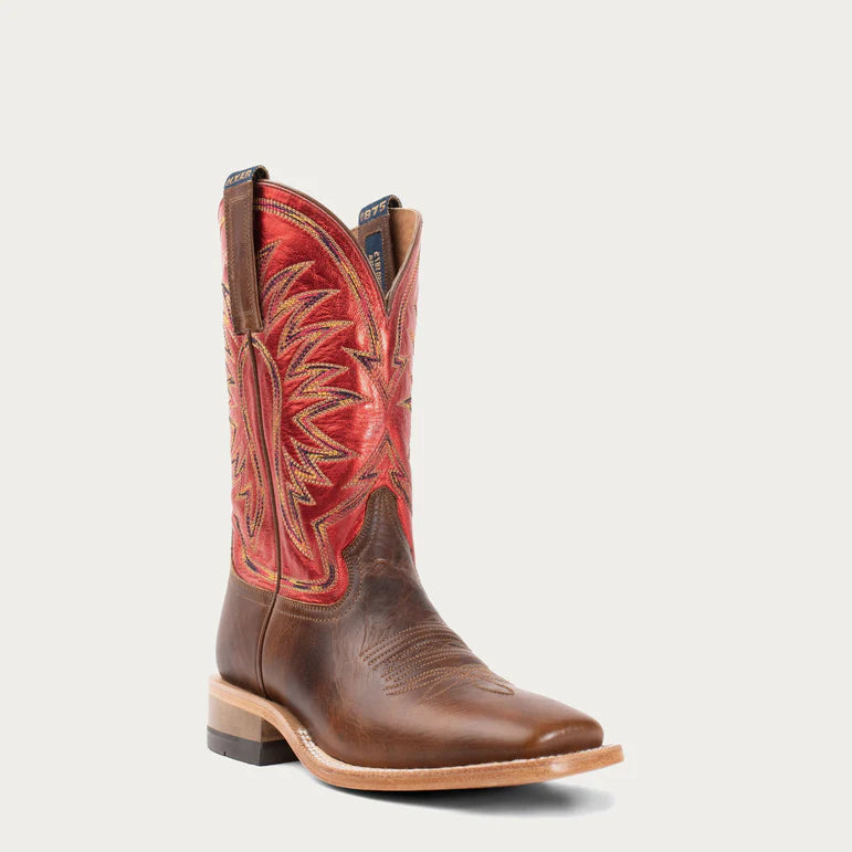 Hyer Women's Little River Western Boot- Brown/Red