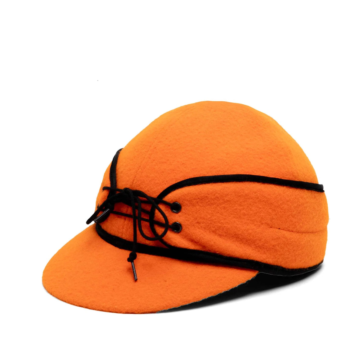 Crown Cap Blaze Wool Melton Railroad Hat - Blaze Orange - Irvine Tack & Western Wear