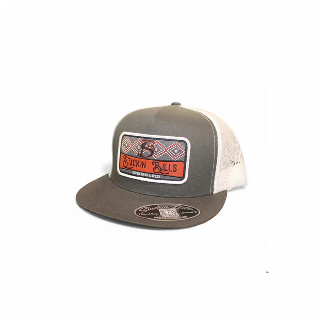 Stackin Bills Bartender Flat Billed Cap - Charcoal