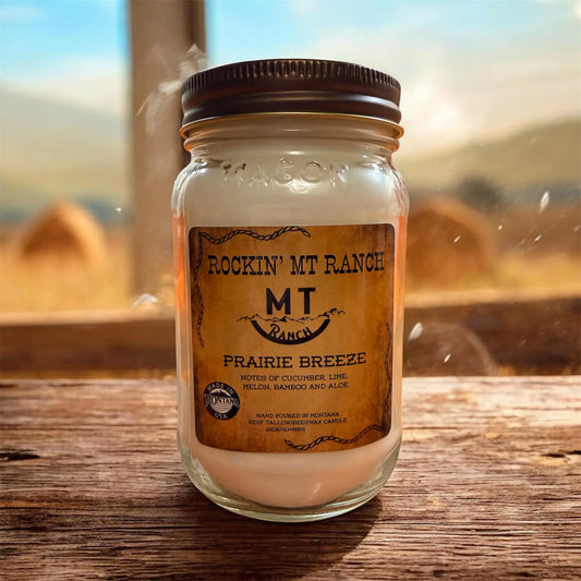 Rockin MT Ranch Tallow Ranch Candle- 16 ounce