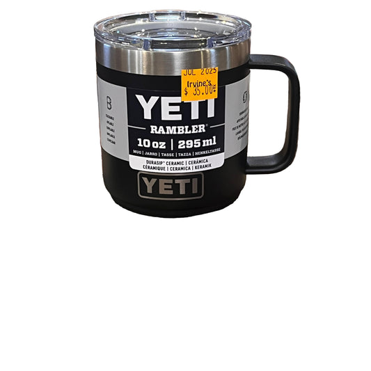 YETI Rambler 295 mL Stackable Mug with DuraSip Ceramic Lining - Black