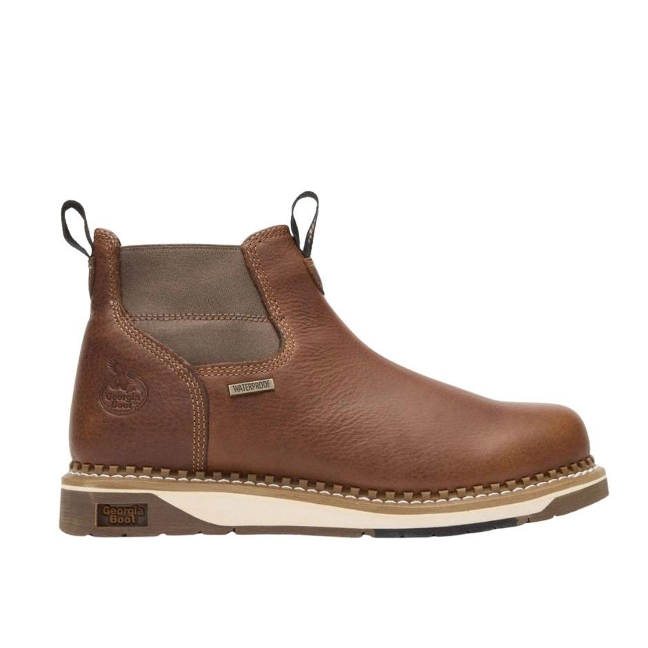 Georgia Men's 5" Wedge Waterproof Work Boot - Irvine Tack & Western Wear