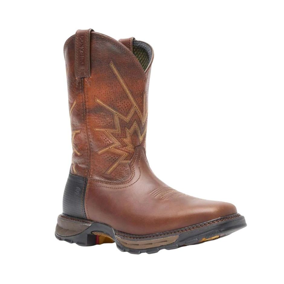 Durango Men's Maverick XP 11" Ventilated Western Work Boot - Tobacco