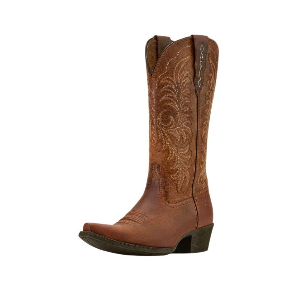 Ariat Women's Heritage X Toe Western Boot- Rich Oak - Irvine Tack & Western Wear