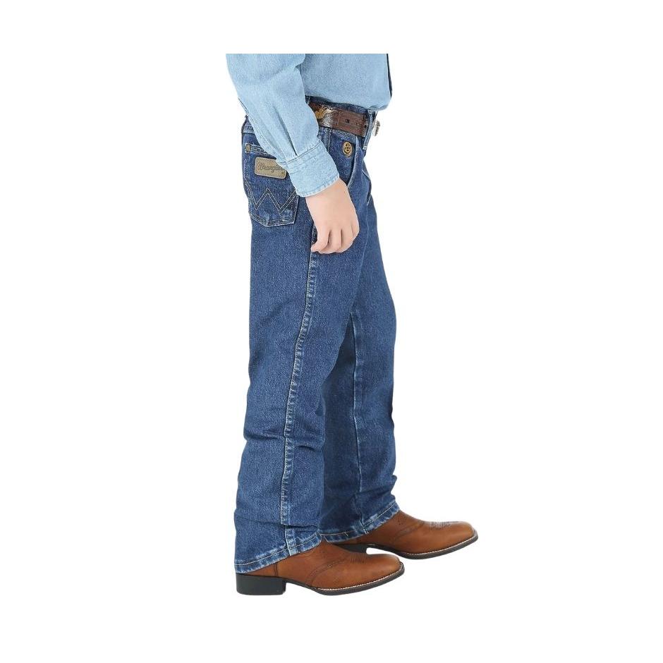 Wrangler Boy's George Strait Cowboy Cut Jean - Heavy Stonewash - Irvine Tack & Western Wear