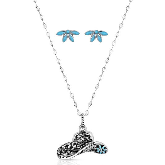 Montana Silversmiths Under The Brim Jewelry Set