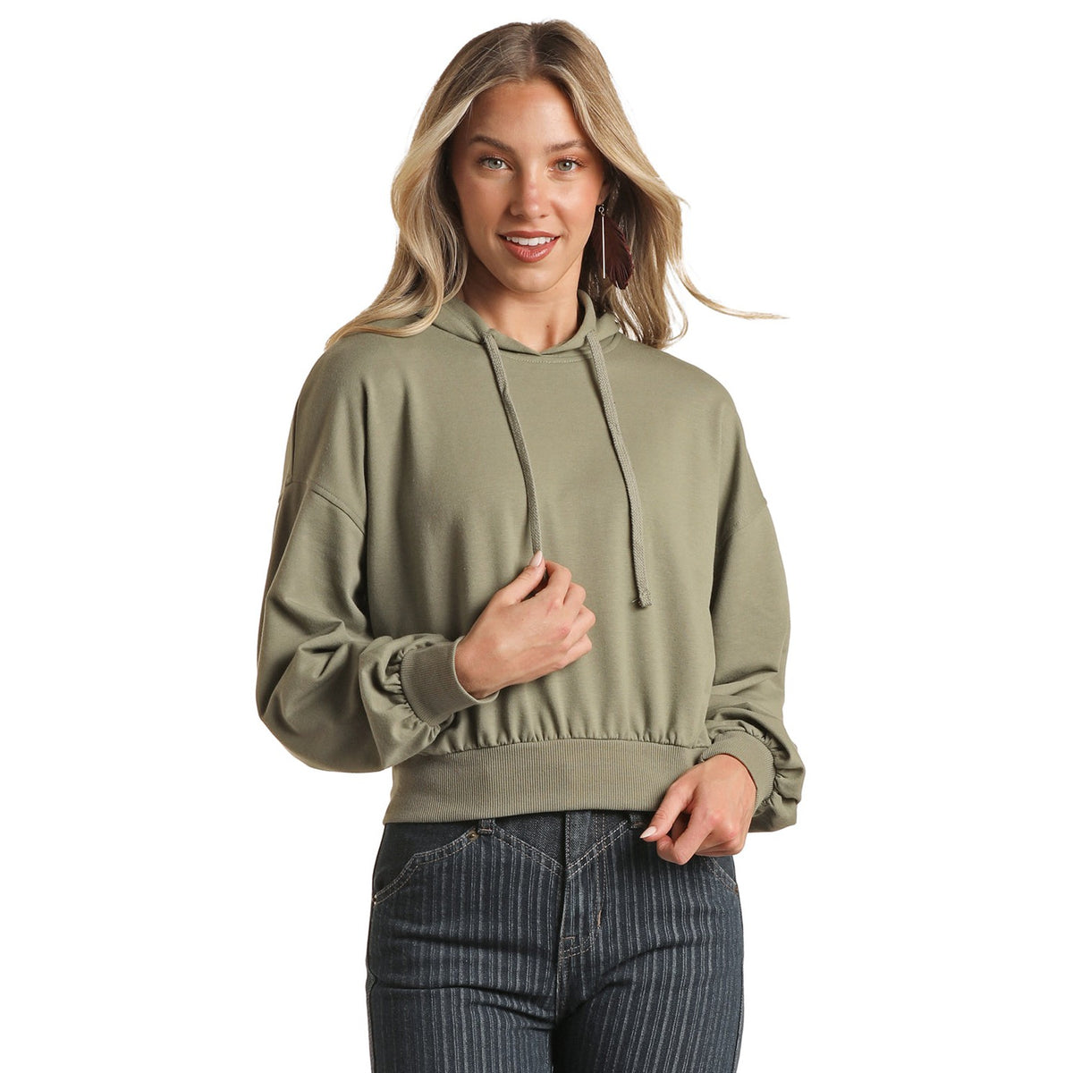 Red Label Women's Balloon Sleeve Hoodie