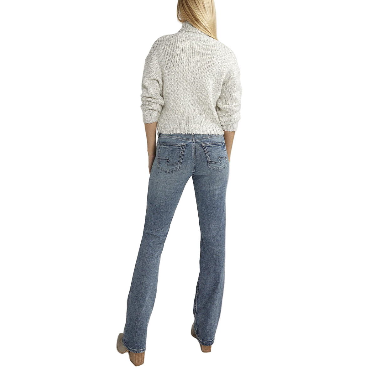 Silver Women's Suki Mid Rise Slim Bootcut Jeans - Indigo - Irvine Tack & Western Wear