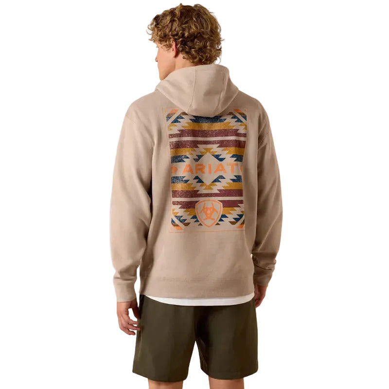 Ariat Men's Tapiz Zapoteco Long Sleeve Hoodie - Beige