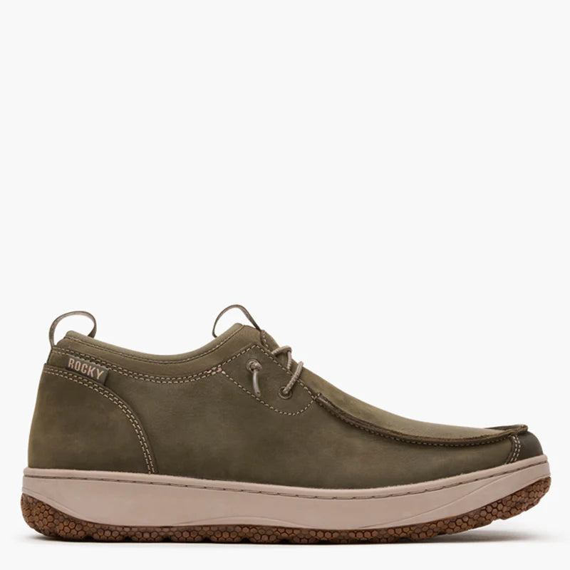 Rocky Men's Dry-Strike SRX Moc Toe Outdoor Shoe - Dark Olive - Irvine Tack & Western Wear