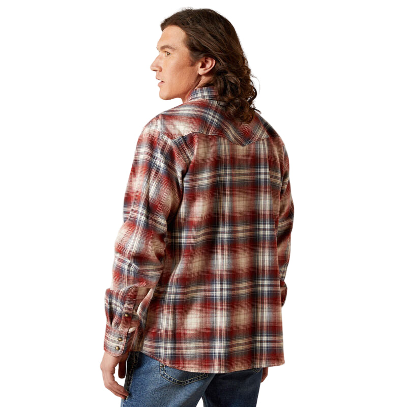 Ariat Men's Harper Retro Fit Long Sleeve Snap Shirt - Rust - Irvine Tack & Western Wear