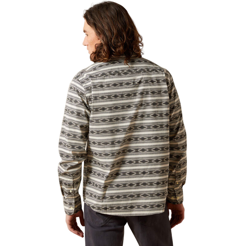Ariat Men's Matias Modern Fit Long Sleeve Shirt - Beige - Irvine Tack & Western Wear