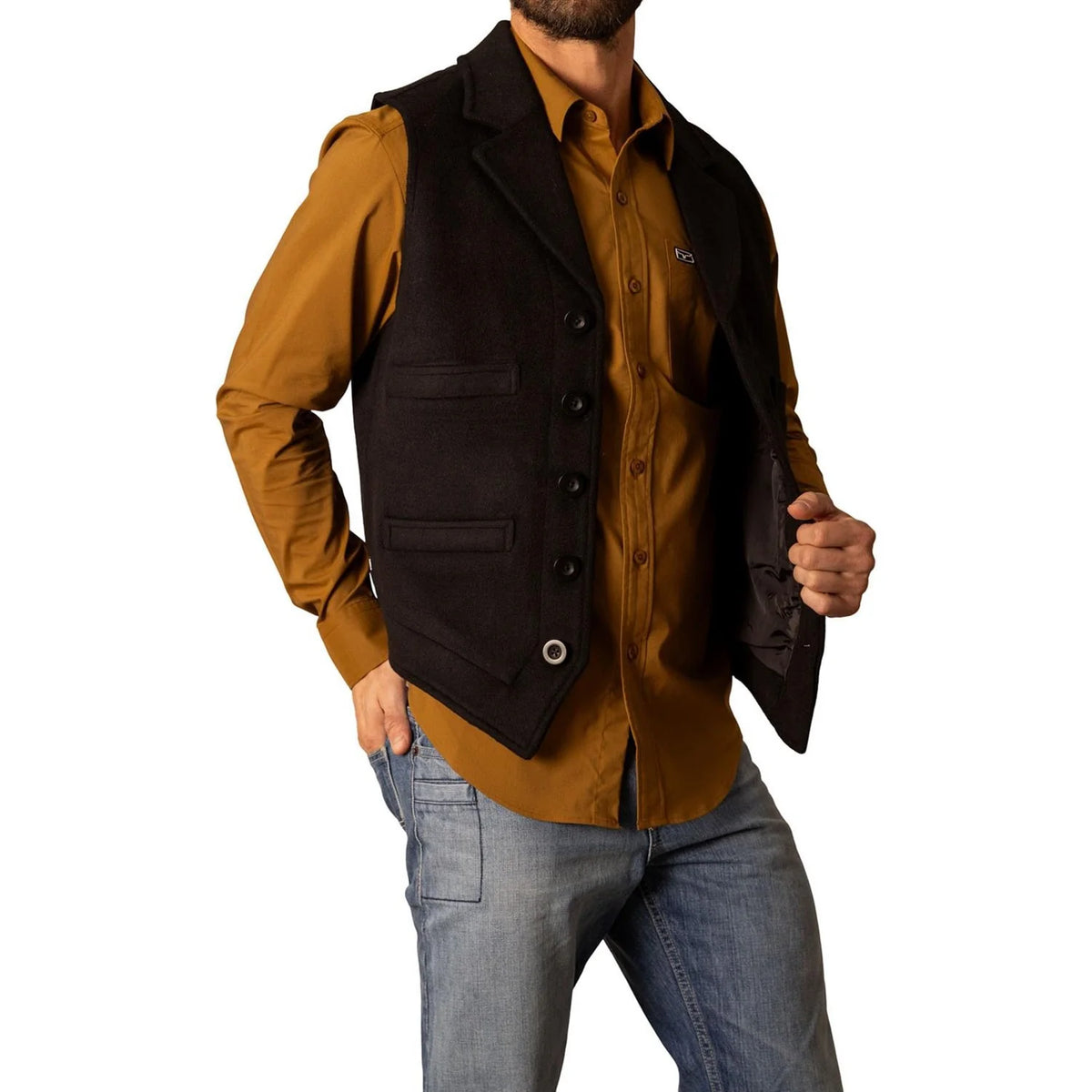 Kimes Men's Kraken Vest - Black