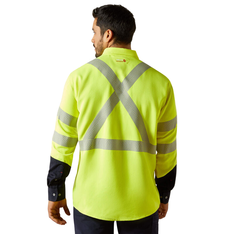 Ariat Men's Hi-Vis Air Inherent Classic Fit Work Shirt - Hi Vis Yellow