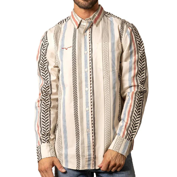 Kimes Men's Double Tap Stripe Long Sleeve Shirt - Multiple Colours - Irvine Tack & Western Wear