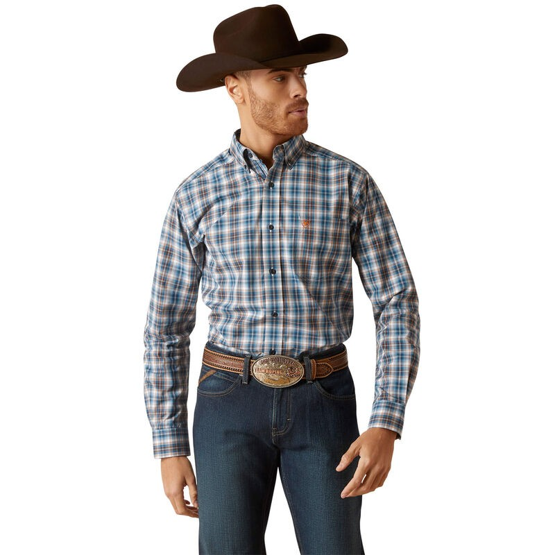 Ariat Men's Gordon Classic Fit Snap Front Shirt - White
