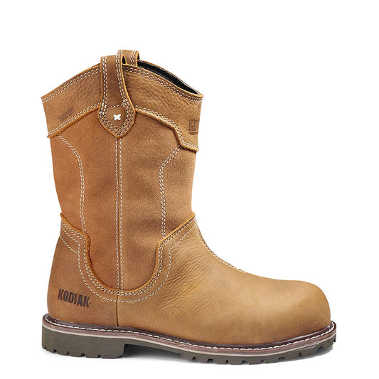 Kodiak Women's Wheat Bralorne Waterproof Work Boot- Wheat