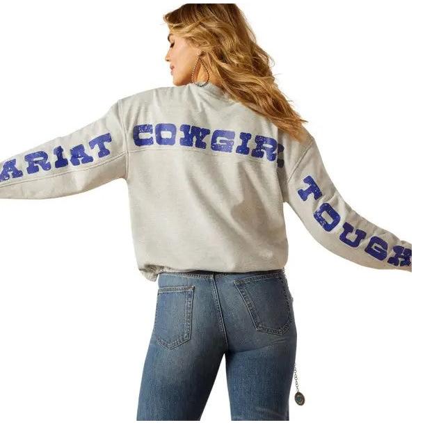 Ariat Women's Long Sleeve Cowgirl Tough Sweatshirt - Assorted Colours