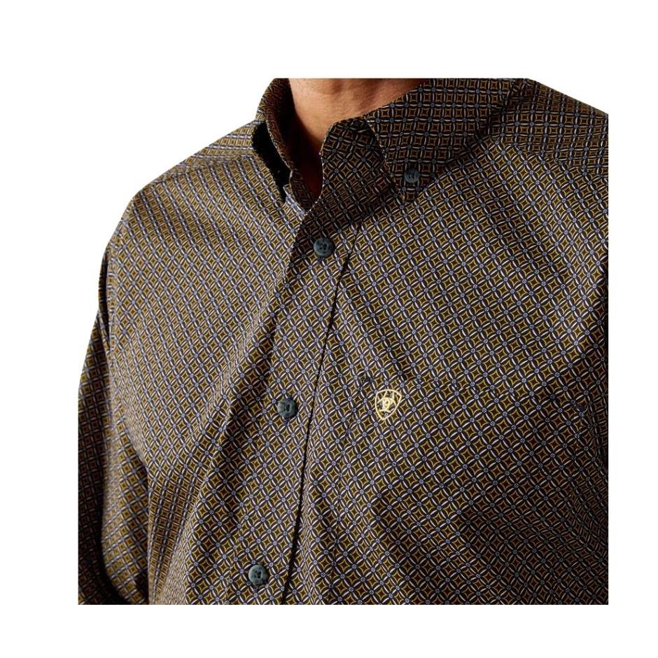 Ariat Men's Reagan Classic Fit Long Sleeve Shirt - Royal Blue