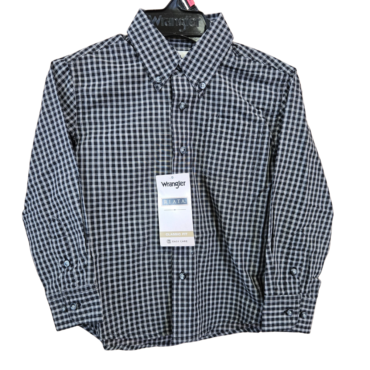 Wrangler Boy's Long Sleeve Riata Snap Shirt - Colours Very