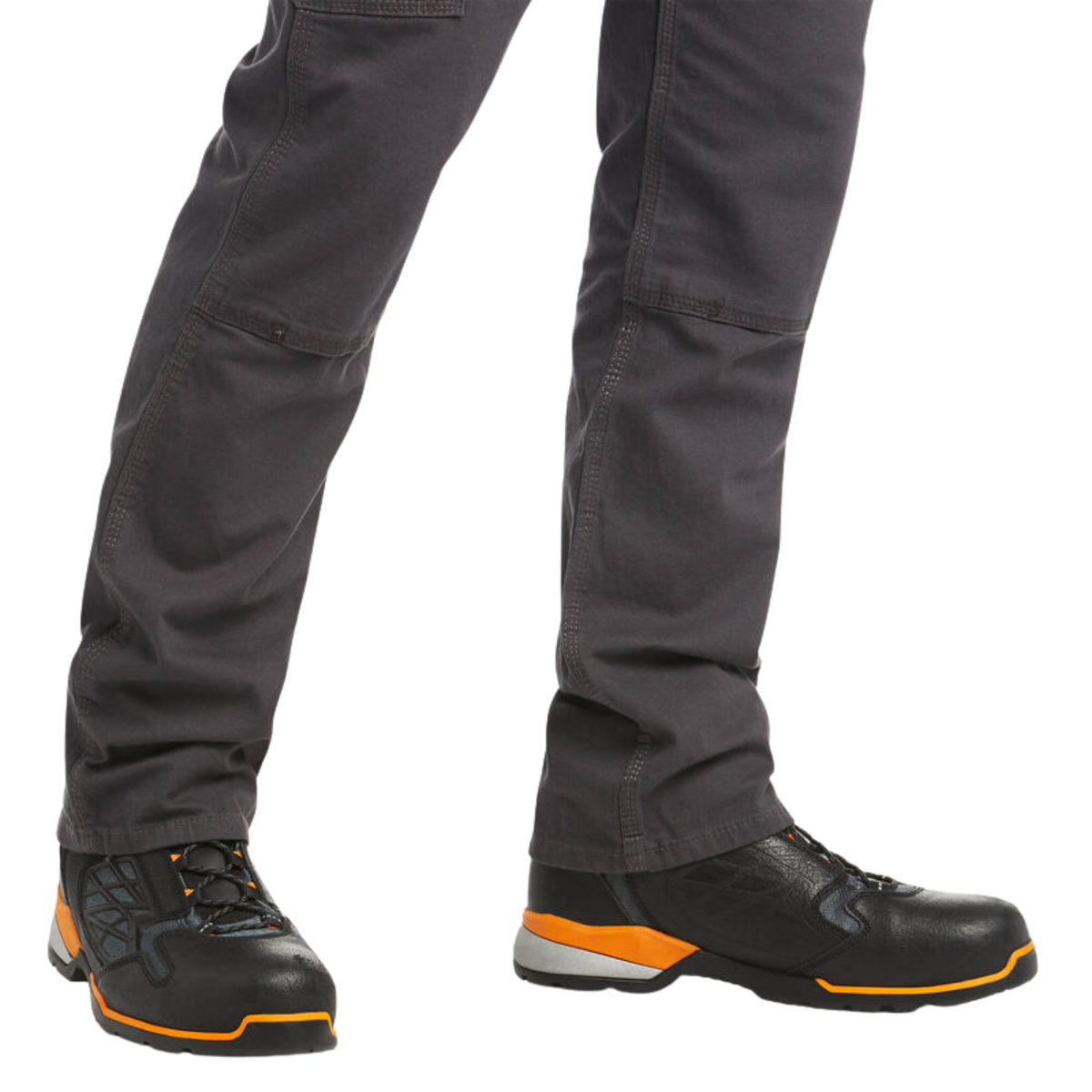 Ariat Men's Rebar M4 Low Rise DuraStretch Stackable Straight Pants - Grey - Irvine Tack & Western Wear