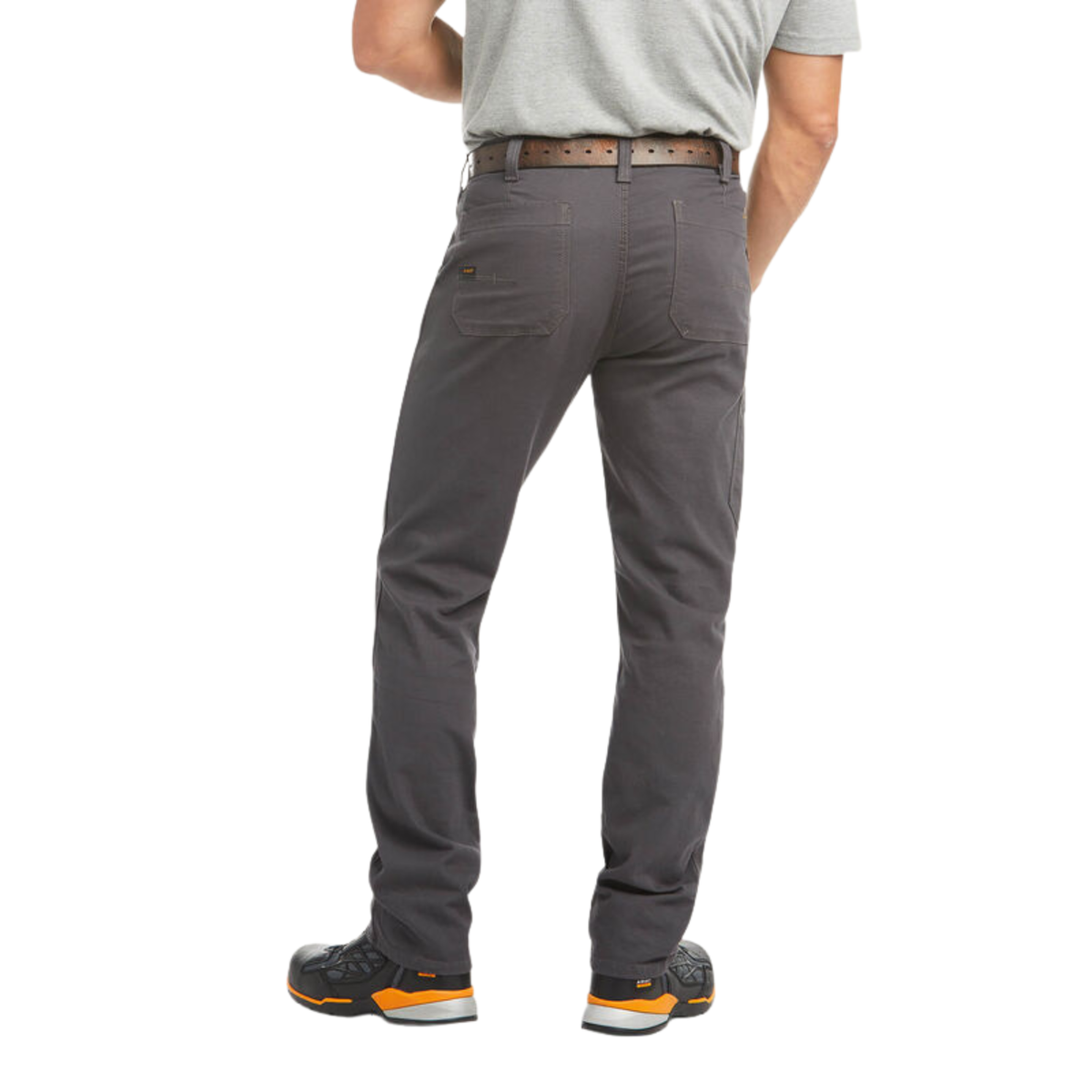 Ariat Men's Rebar M4 Low Rise DuraStretch Stackable Straight Pants - Grey - Irvine Tack & Western Wear