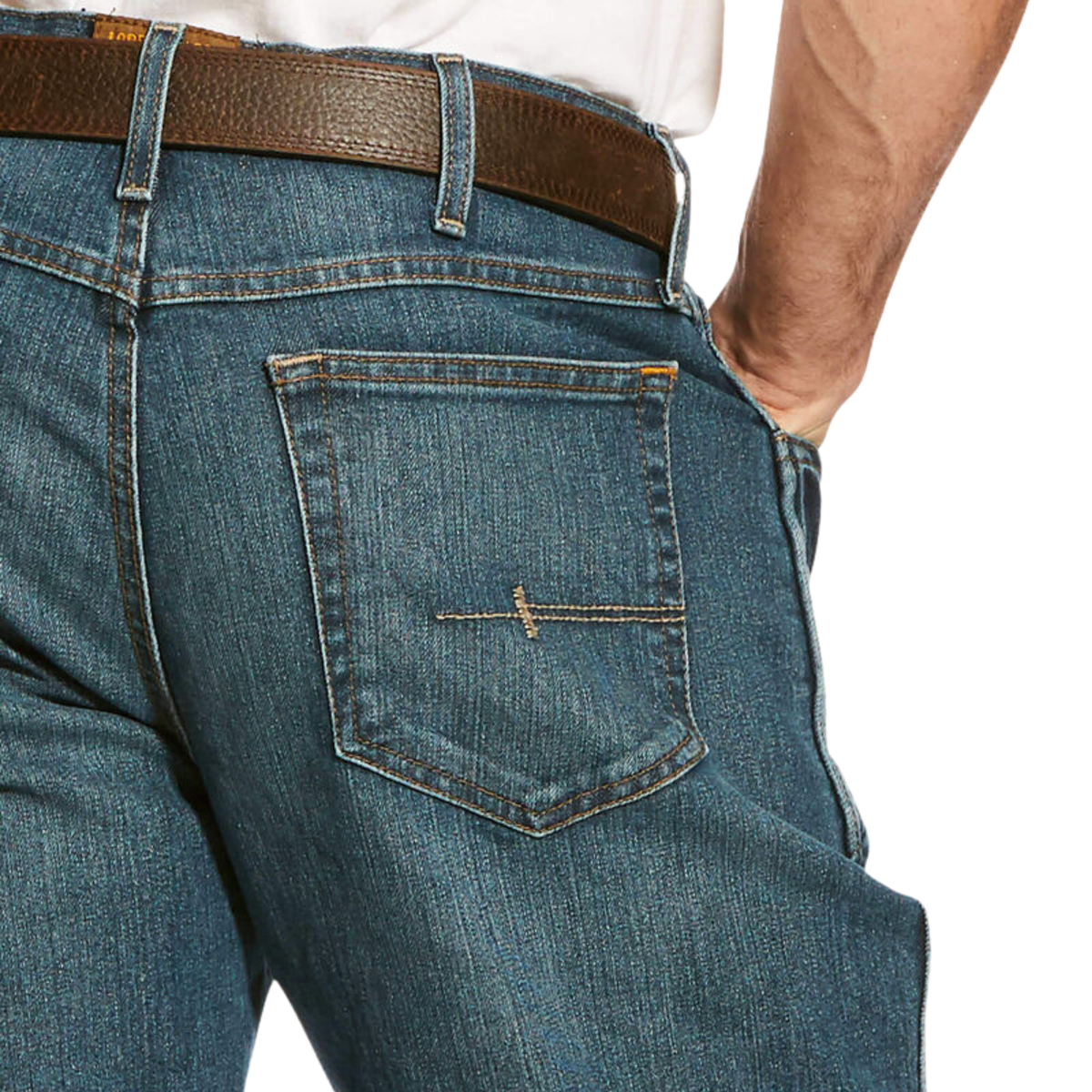 Ariat Men's Rebar M4 Relaxed DuraStretch Basic Bootcut Jeans - Carbine - Irvine Tack & Western Wear
