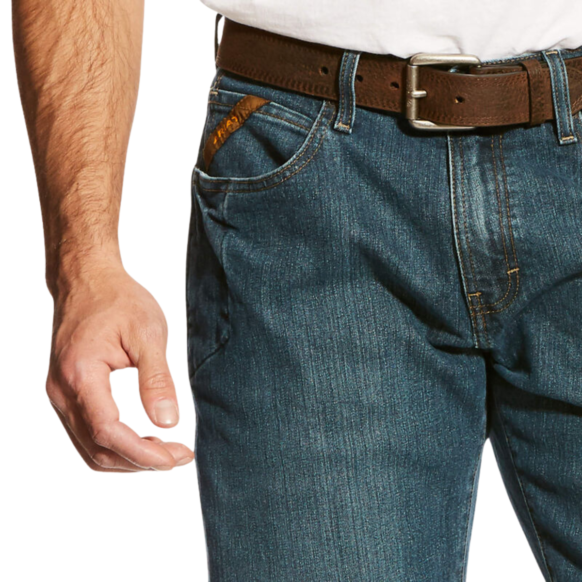 Ariat Men's Rebar M4 Relaxed DuraStretch Basic Bootcut Jeans - Carbine - Irvine Tack & Western Wear