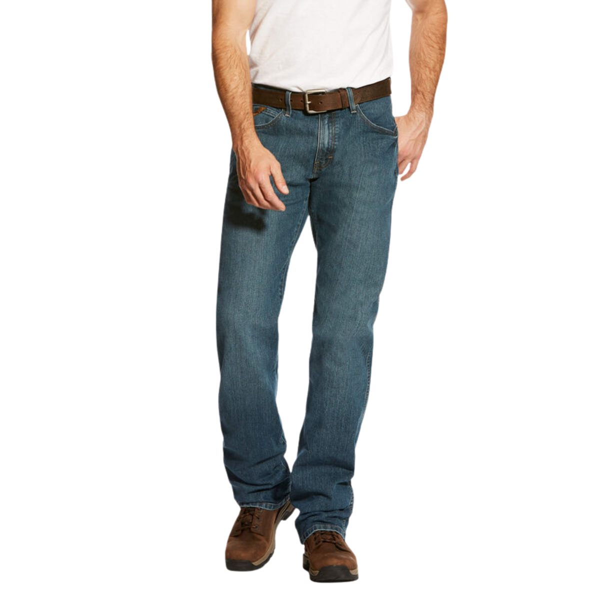 Ariat Men's Rebar M4 Relaxed DuraStretch Basic Bootcut Jeans - Carbine - Irvine Tack & Western Wear
